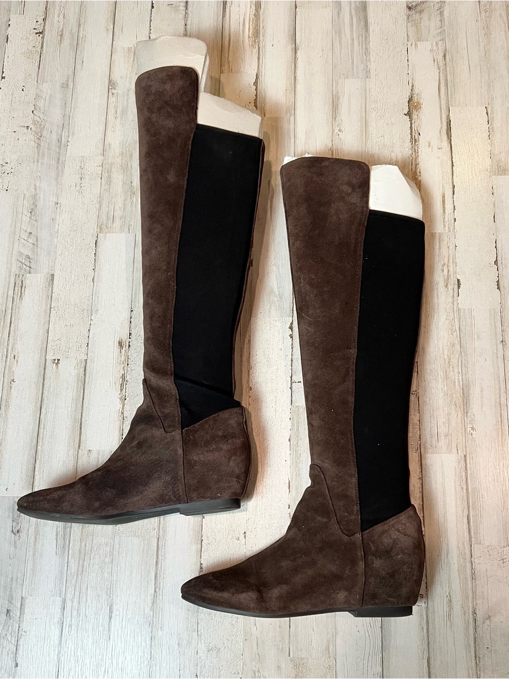 Nine West Brown Suede Over the Knee Boot